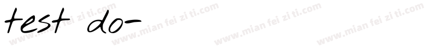 test do字体转换